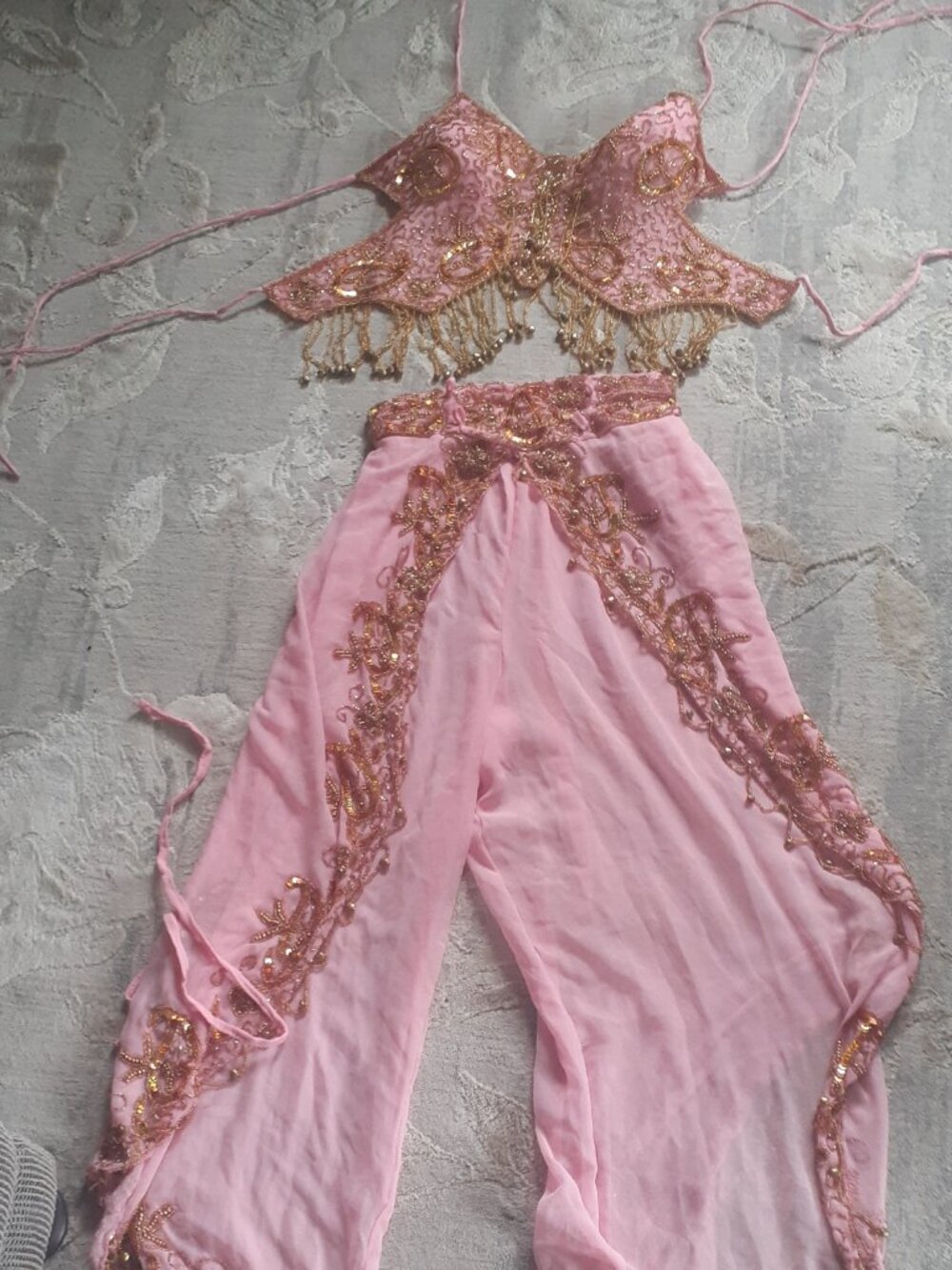Belly dancing costume